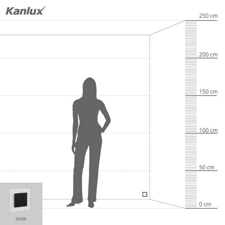 Nowoczesna oprawa LED do korytarza Kanlux