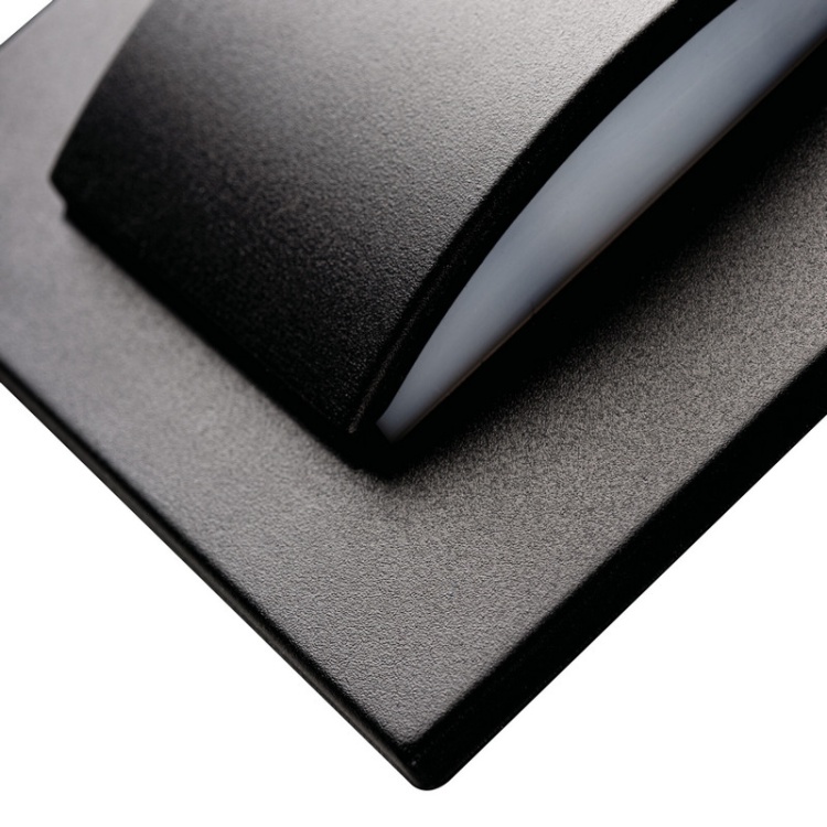 Kwadratowa oprawa przyschodowa LED czarna