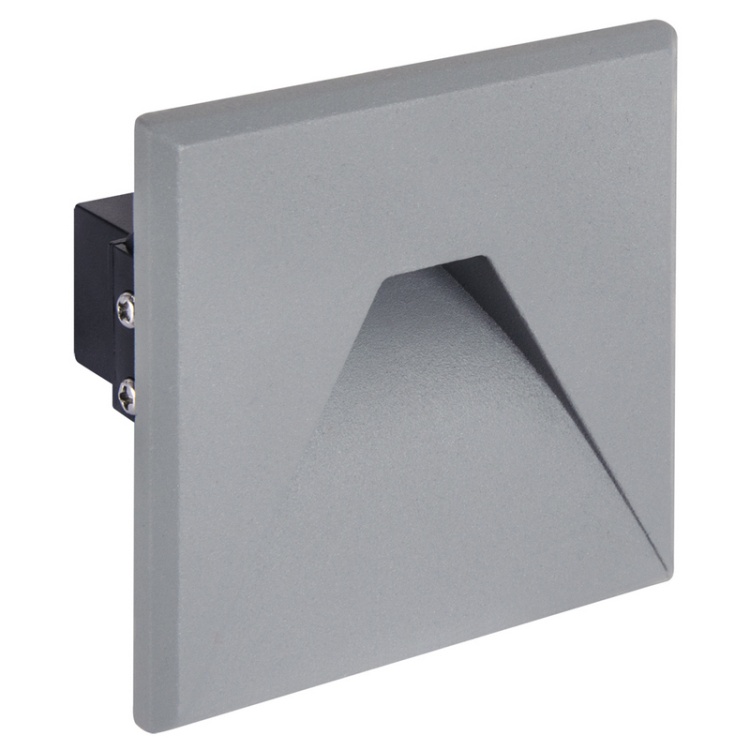 Front oprawy KURS LED D w kolorze szarym