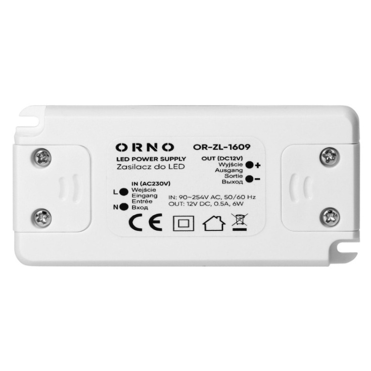 Zasilacz LED ORNO do montażu natynkowego