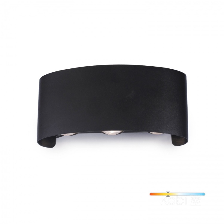 Kinkiet LED LUMEPRA 6W 480lm 3000K IP54 czarny