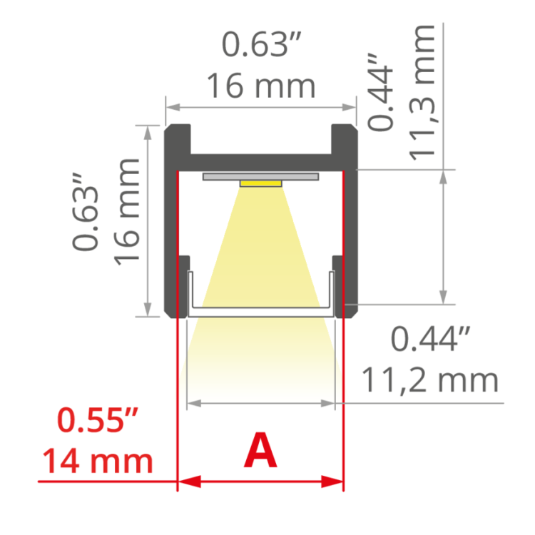 Profil PDS-ZM-PLUS wymiary
