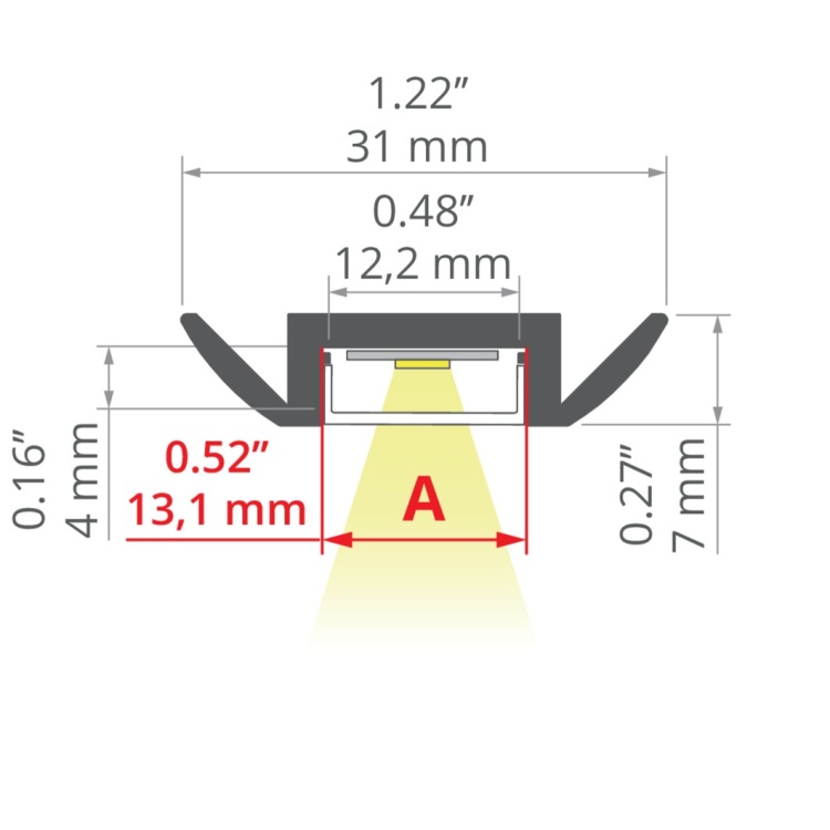 Profil STOS-ALU wymiary