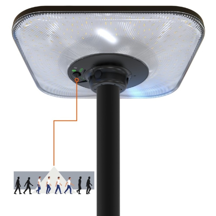 Solar LED SOLSUMI SQUARE montaż Ø60