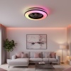 Nowoczesny plafon LED czarny