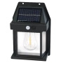 Kinkiet ogrodowy Solar LED OMVIA 3000K IP44 czarny LED2B