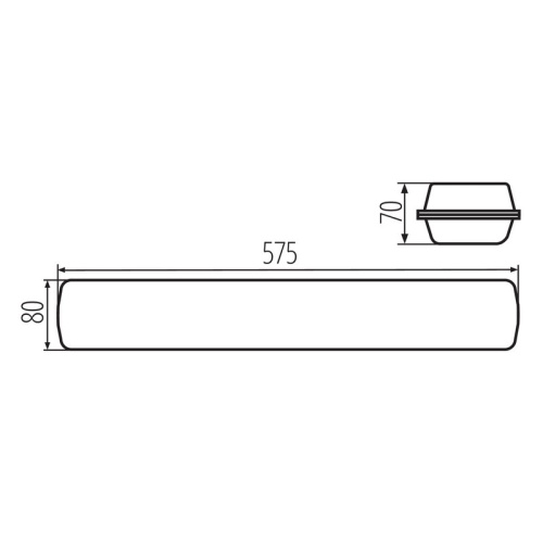 Oprawa LED 4000K neutralna biel