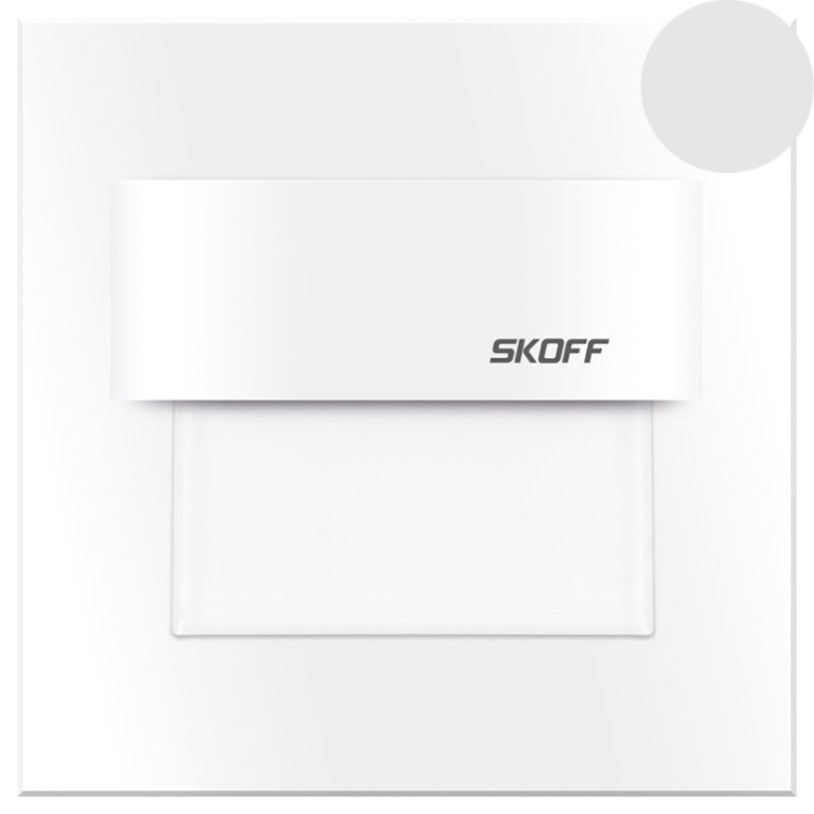 Biała oprawa LED TANGO 230V do puszki Ø60