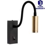 Kanlux TONIL II LED B/G czarny złoty kinkiet