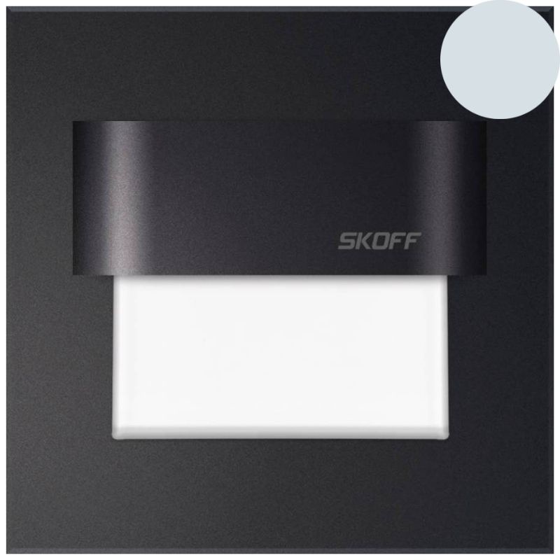 Zimne światło LED 6500K w oprawie schodowej TANGO