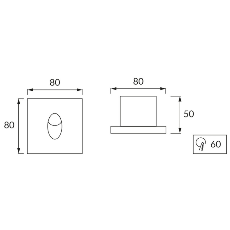 Oprawa schodowa ZUMRUT nowoczesna