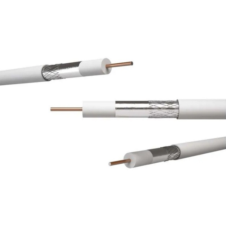 Kabel koncentryczny 75 Ohm 10m biały