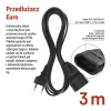 Przedłużacz IP20 do wnętrz 3m