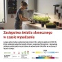Lampa GROW Z7903 nad tacką z sadzonkami