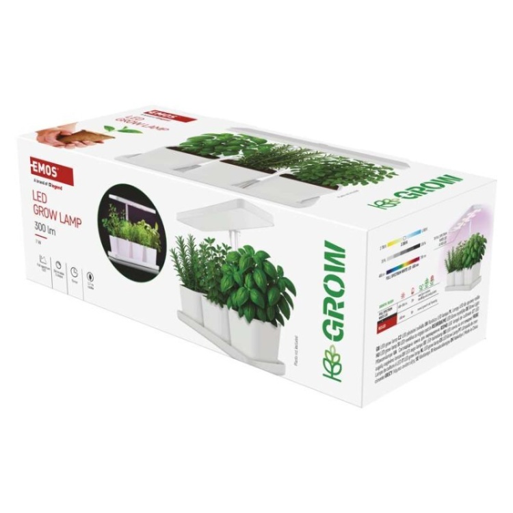 Opakowanie Lampy na parapet GROW 7W