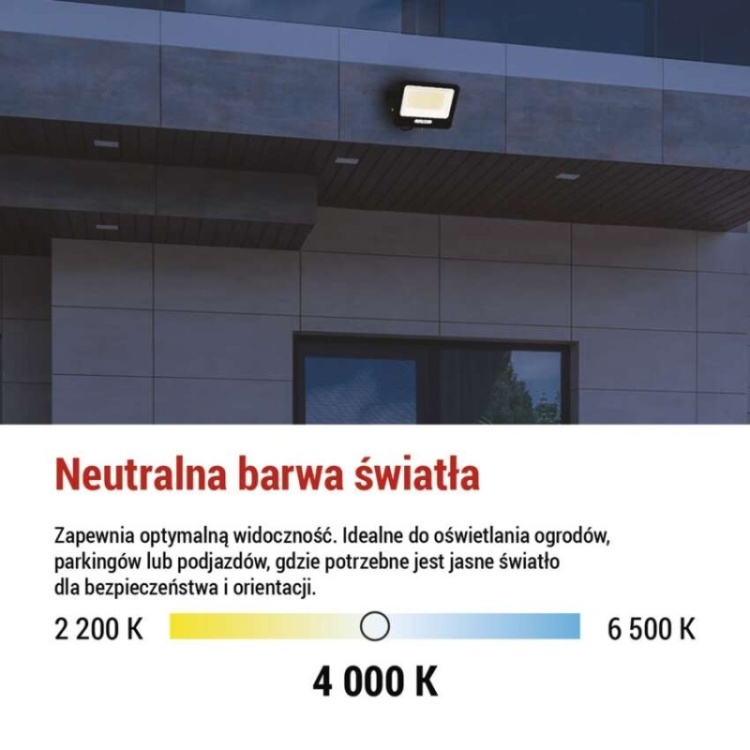 Naświetlacz LED 100W 10000lm IP65