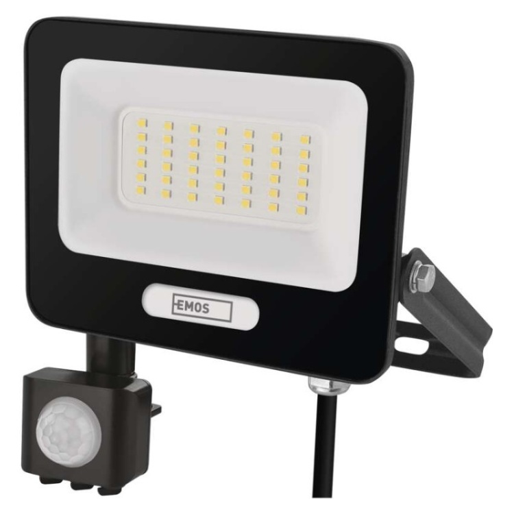 Naświetlacz LED EMOS GLARO PIR ZS2334B 30W