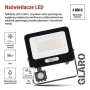 Czarny naświetlacz LED IP54 5000 lm