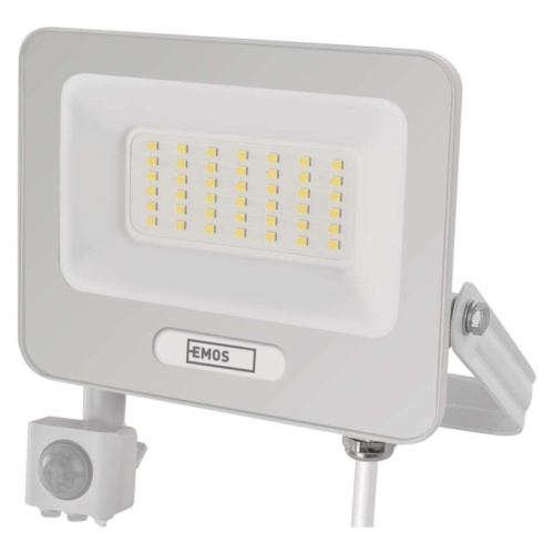 Naświetlacz LED EMOS GLARO PIR 50W 5000lm IP54