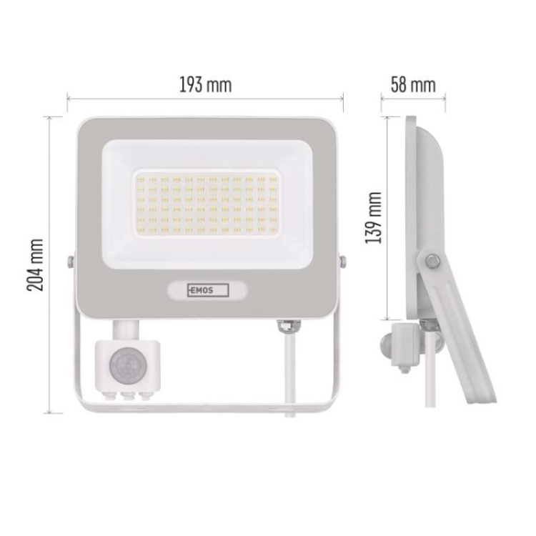 Naświetlacz LED do podjazdu 50W
