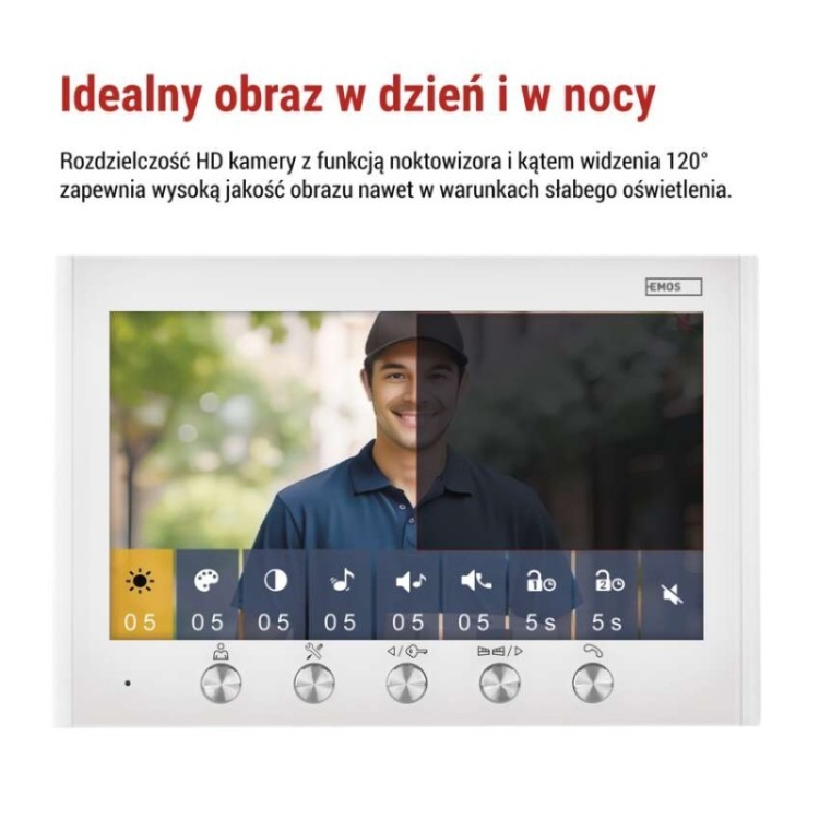 Monitor 7 cali IPS EM-04Z