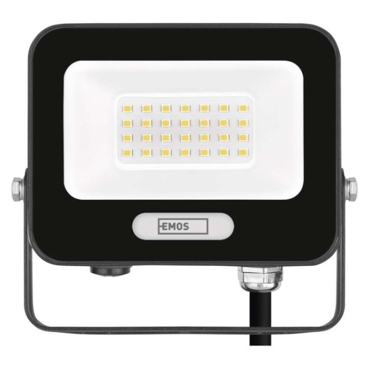 Naświetlacz LED GLARO 20W, czarny, IP65, 2000 lm, neutralna biel
