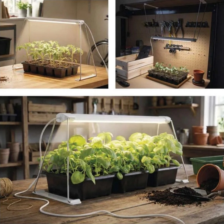 Lampa LED GROW z regulowaną wysokością