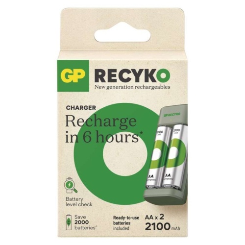 Zestaw GP E221 z 2xAA ReCyko 2100mAh