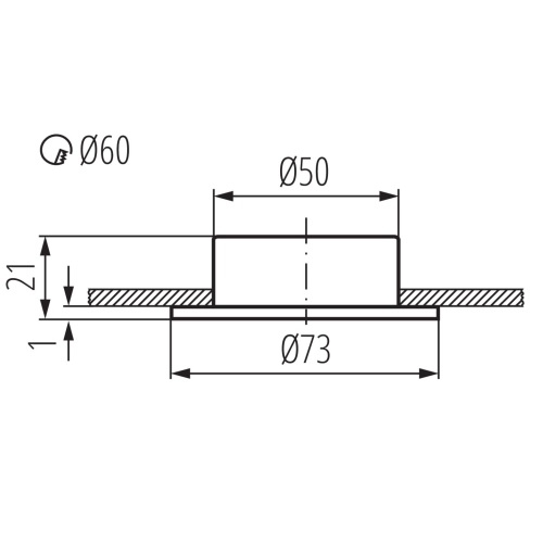 Oprawa Gavi biała wymiary