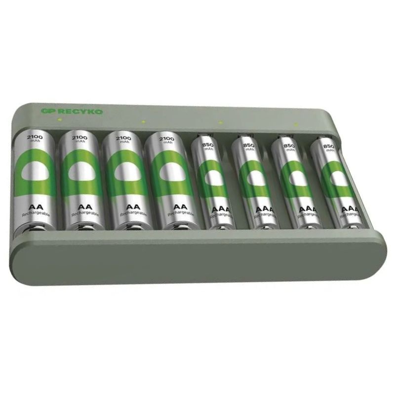 Ładowarka GP ReCyko Eco E821 z akumulatorami AA i AAA