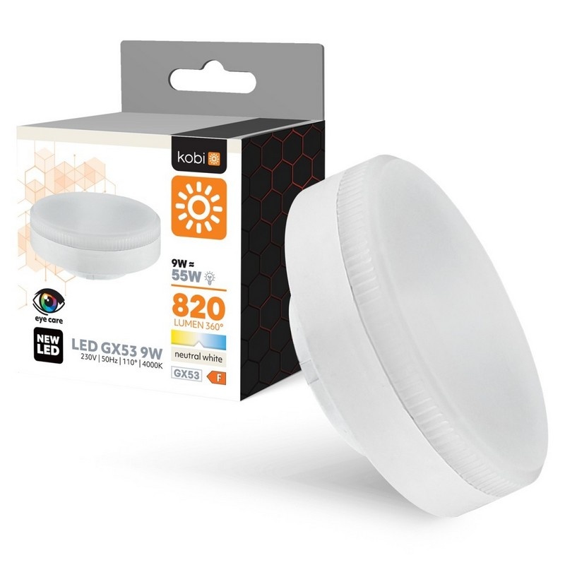 Żarówka LED GX53 9W 4000K Kobi 820lm