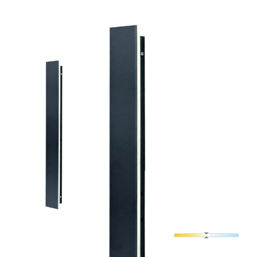 Kinkiet LED MIRANA 12W 4000K IP44 czarny Kobi