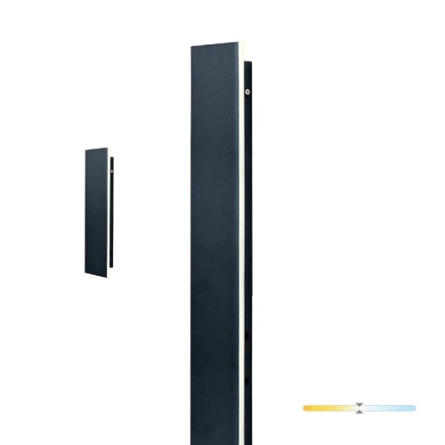 Kinkiet LED MIRANA 8W 4000K IP44 czarny Kobi