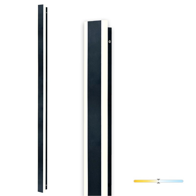 Kinkiet LED MIRANA S 25W czarny Kobi – widok frontowy