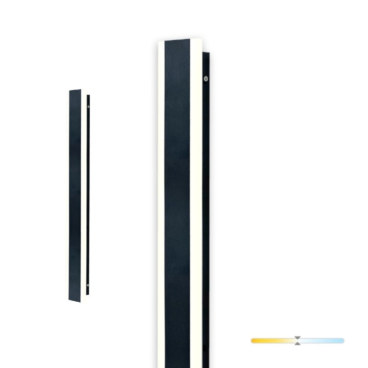 Kinkiet LED MIRANA S 12W czarny Kobi – widok frontowy