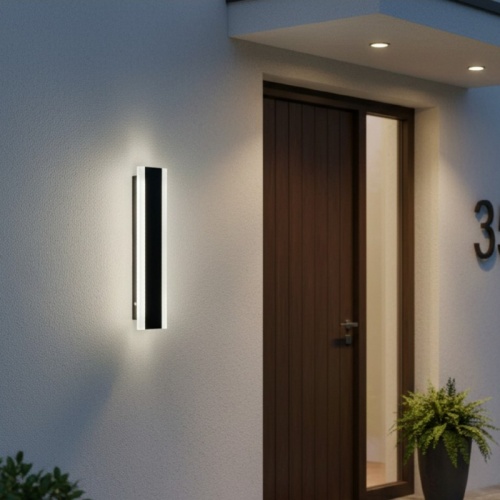 Smukły kinkiet elewacyjny LED 8W 4000K