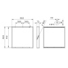 Aluminiowa ramka natynkowa Philips do panelu 60x60