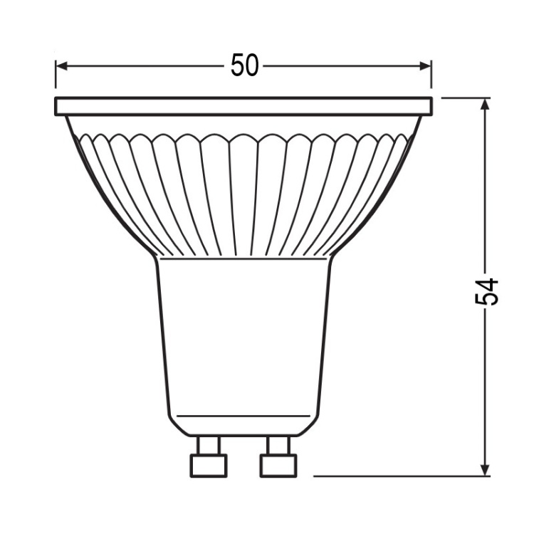 LEDVANCE LED PAR16 50 36° DIM P 3,7W 930 GU10
