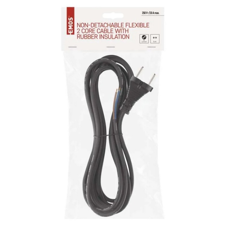 Kabel gumowy H05RR-F 2x1,0mm2 5m