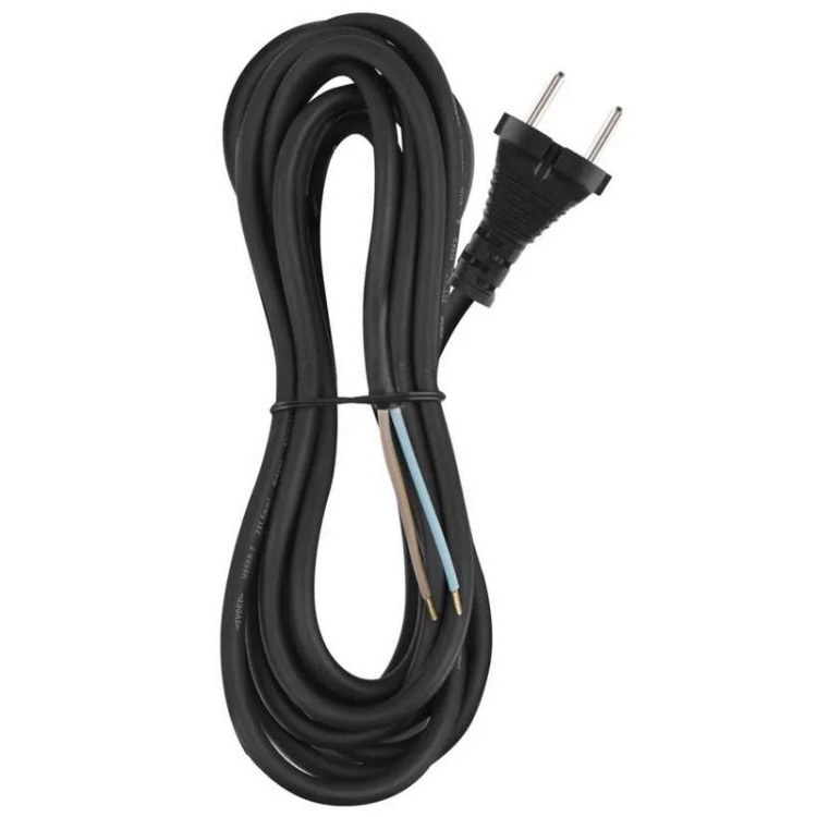 Przewód gumowy 2x1,5mm2 5m czarny EMOS