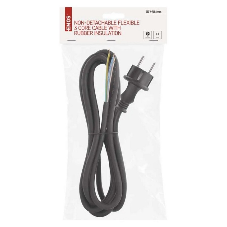 Kabel przyłączeniowy guma 3m 3x1,5mm2