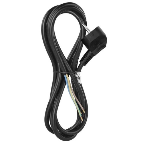 Przewód 3x1,0mm2 2m czarny EMOS S18312
