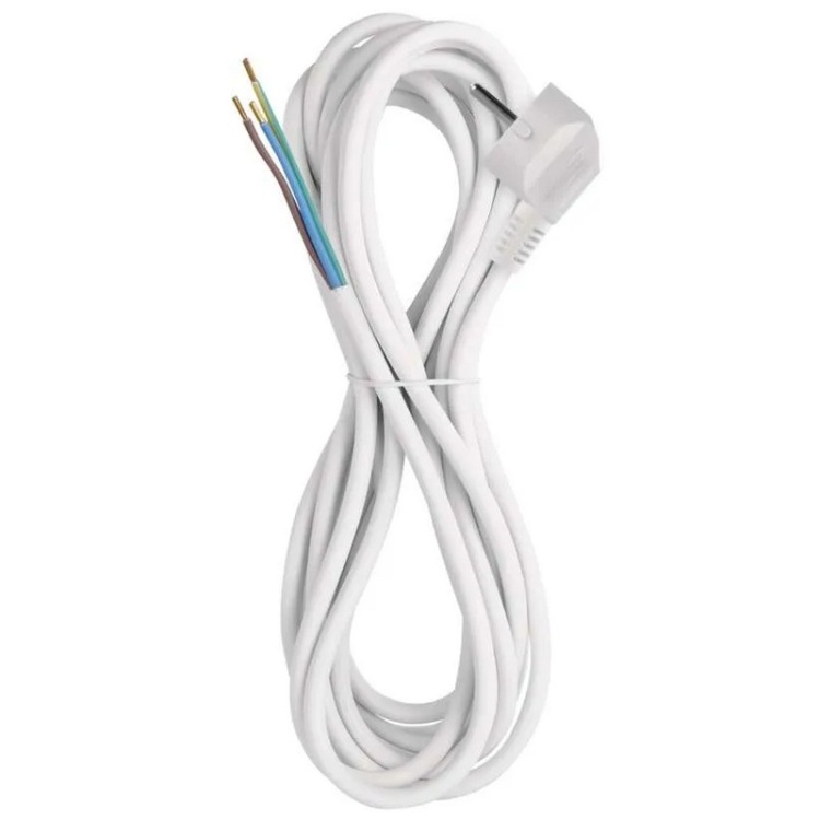 Przewód 3x1,5mm2 5m biały EMOS S14325