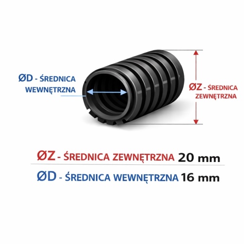 Rura giętka karbowana ∅2016 PVC.jpg