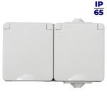Gniazdo Kanlux TEKNO IP65GR GN2x2P+Z 39224