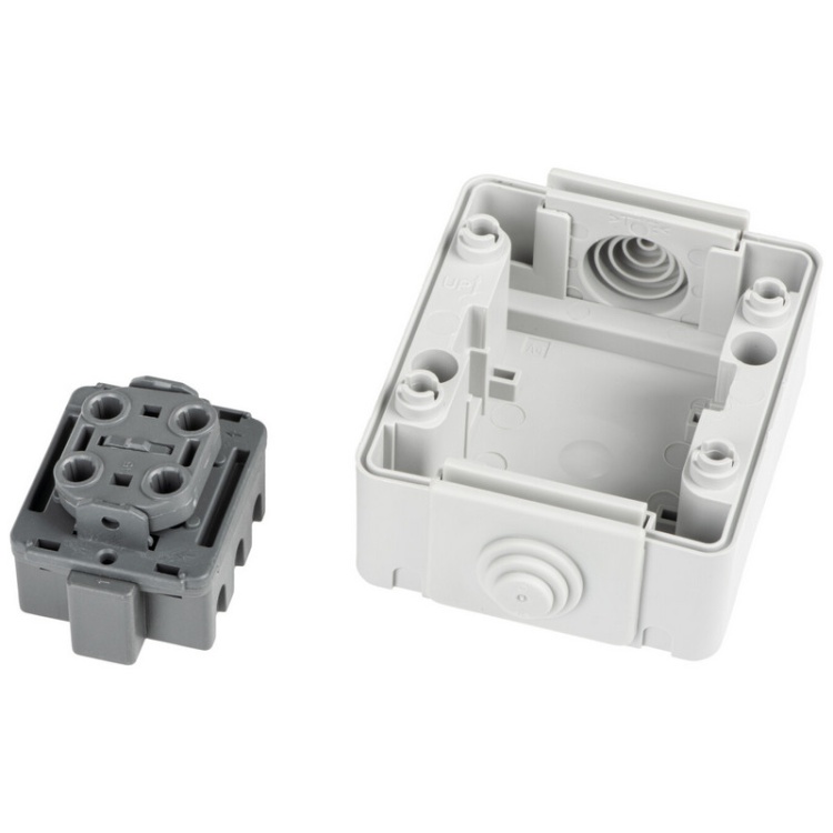 Szary łącznik instalacyjny Kanlux TEKNO