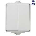 Łącznik Kanlux TEKNO IP65GR 2G2W