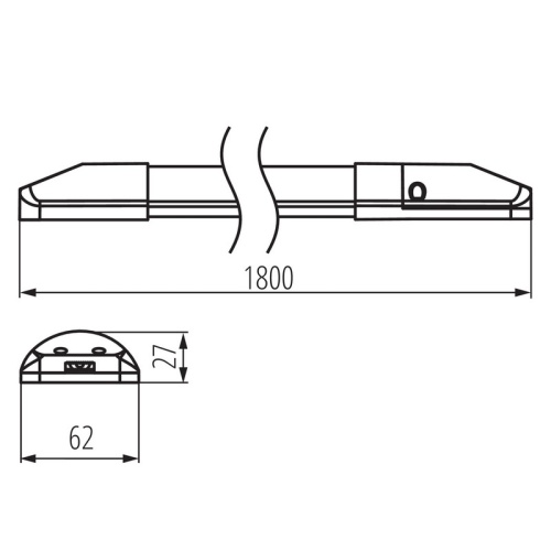Liniowa oprawa LED 180cm Kanlux