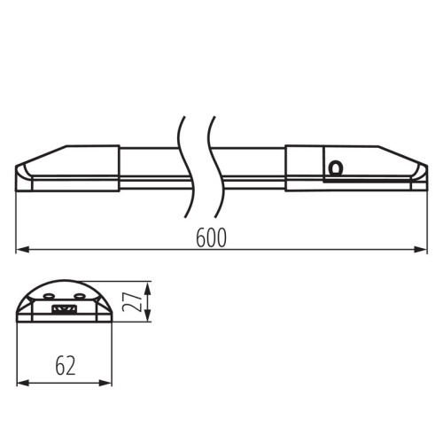 Oprawa liniowa LED 60cm Kanlux
