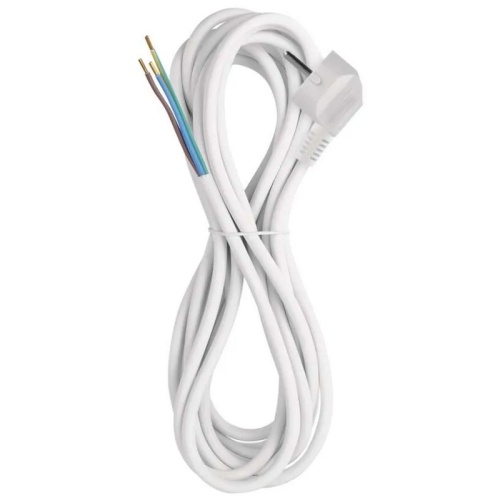 Przewód przyłączeniowy PVC 3x0,75mm2 5m biały EMOS